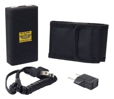Uzi Accessories Rechargeable Stun Gun, Black