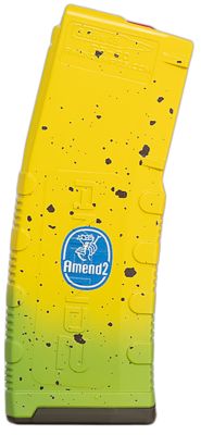 Amend2 Banana MOD-2 30 Round 5.56 NATO Magazine for AR-15, Yellow/Green