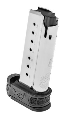 Springfield Armory 8 Round 9mm Luger Magazine for Springfield XDS Mod2, Stainless Steel