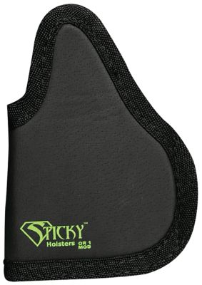 Sticky Holsters OR-1 Holster for Sig P938 with Optic and Laser/Kimber Micro 9, Ambidextrous, Black/Green, Latex Free Rubber