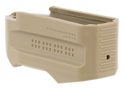 Strike Industries Enhanced Magazine Plate for Magpul PMAG Gen M3, 5 Round Capacity, Polymer, Flat Dark Earth