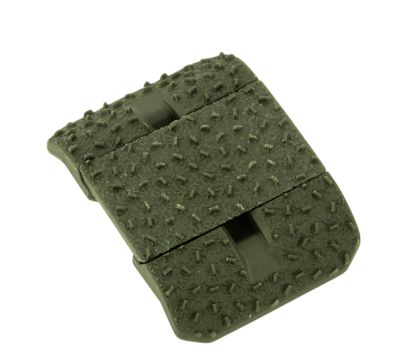 Magpul Type 2 Half Slot Rail Covers for M-LOK, OD Green, Aggressive Textured Polymer