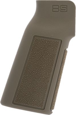 B5 Systems Type 22 P-Grip for AR-Platform, FDE, Aggressive Textured, Polymer, Increased Vertical Grip Angle with No Backstrap