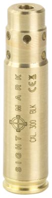 Sightmark Red Laser Boresight for 300 Blackout/7.62x35mm, Brass, Includes Battery Pack & Carrying Case