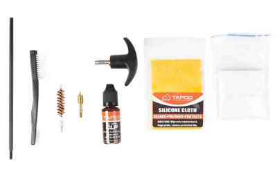 Tapco Handgun Cleaning Kit for .38/.357/9mm Handguns, Black