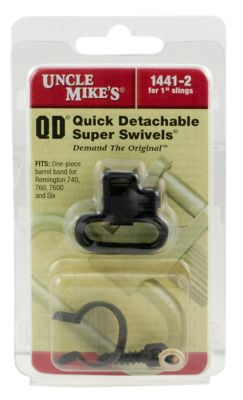 Uncle Mike's Super Swivel for Remington 7600/760 (1969-Present), Quick Detach, Blued, 1 in. Loop