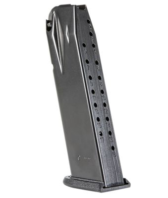 Walther Arms 18+1 Round 9mm Luger Magazine for Walther PDP, Black, Steel