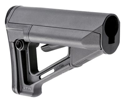 Magpul STR Carbine Stock for AR-15/M16/M4 with Mil-Spec Tube (Tube Not Included), Stealth Gray, Synthetic