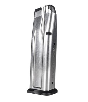 EAA 17 Round 9mm Luger Magazine for EAA Girsan Witness 2311, Silver, Stainless Steel