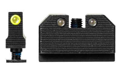 Tapco Tritium Sight for Glock, Black Frame