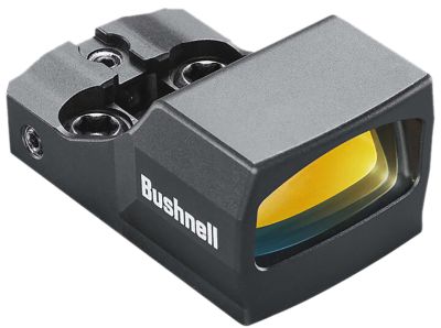 Bushnell Reflex Sight, Black, 1x21mm, 6 MOA, Red Dot Reticle, Fits Glock 43/S&W Shield/Springfield Hellcat,