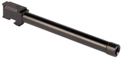 SilencerCo 9mm Luger Glock Barrel for Glock 17L, 6.50 in., 1/2 in. x 28 Thread, Black Nitride, Stainless Steel