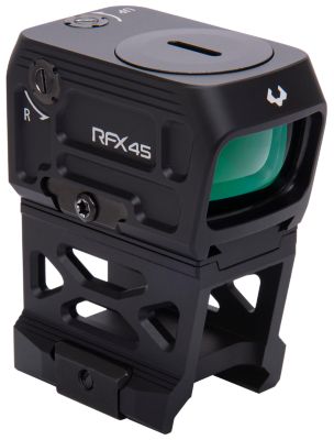 Viridian RFX45 Pro Sight, Black Anodized, 1x, 24mm x 15.5mm, 5 MOA, Green Dot, ACRO/RMR/Glock MOS/Picatinny Mounts