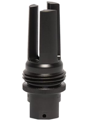 SilencerCo ASR Flash Hider, 30 Cal, 1/2 in. x 28 Thread, Black, Nitride