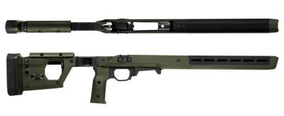 Magpul Pro 700 Stock for Remington 700, Fixed w/Aluminum Bedding, SA, OD Green, Synthetic
