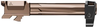 Radian Weapons 9mm Luger Ramjet & Afterburner Barrel for Glock 19 Gen3, Bronze, Stainless Steel
