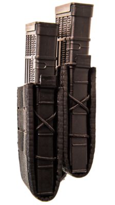 High Speed Gear Taco Double Duty Staggered Pouch, Laminate, Pistol, Black, Nylon, 41TS02BK