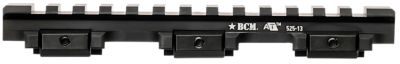 Bravo 525-13 A/T Optic Riser, 13 Slots, Black Anodized, Aluminum