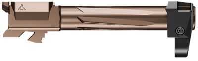 Radian Weapons 9mm Luger Ramjet & Afterburner Barrel for Glock 19 Gen5, Bronze, Stainless Steel