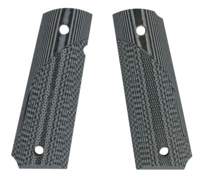 Pachmayr Tactical Grip for 1911, Checkered, Black & Gray, G10 Panels