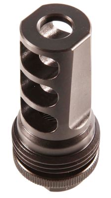 SilencerCo ASR Muzzle Brake, 30 Cal, 5/8 in. x 24 Thread, Black, Steel
