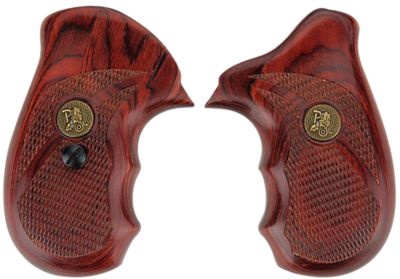 Pachmayr Renegade Grip for S&W J Frame, Checkered, Rosewood, Laminate with Finger Grooves