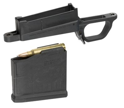 Magpul Bolt Action Magazine Well Hunter 700L Stock, Polymer, Black, Includes PMAG5 AC Magazine, MAG569BLK