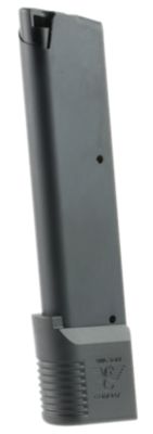 Wilson Combat 10 Round 45 ACP Magazine for 1911 Government, Detachable w/ Wraparound Floor Plate, Black, Stainless Steel
