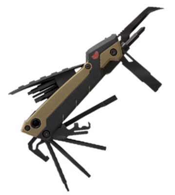 Real Avid/Revo Gun Tool Pro for AR-15, OD Green, Stainless Steel, Plain Blade