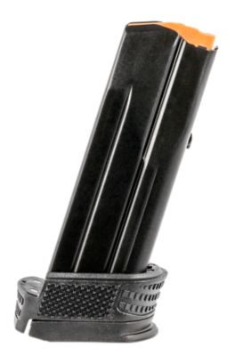 FN 15 Round 9mm Luger Magazine for FN 509 Compact, Detachable w/Mag Sleeve, Black Steel