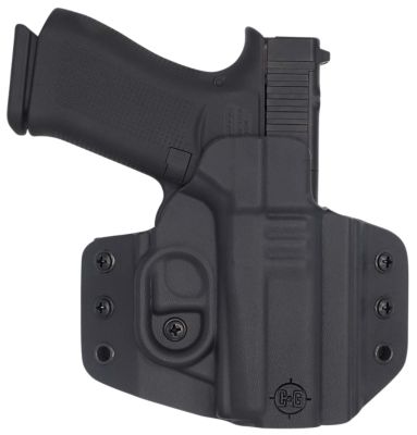 C&G Holsters Covert OWB Holster for Glock 43/43X/MOS, Black, Kydex