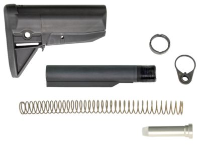 Bravo BravoGunfighter Mod 0 Kit Stock for AR-Platform, Includes Stock Tube, Black, Synthetic
