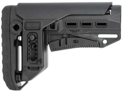 NCStar Compact PCP52 Stock, Mil-Spec, Collapsible with Adjustable Cheekpiece, Black, Synthetic