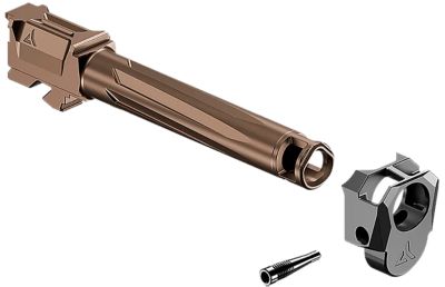 Radian Weapons 9mm Luger Ramjet & Afterburner Barrel for Glock 17 Gen5, Bronze, Stainless Steel