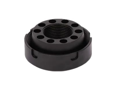 SilencerCo Charlie Direct Thread Mount, M18X1.5 Thread, Stainless Steel, Oxide Black