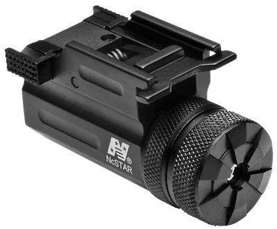 NCStar Compact Green Laser Sight, Black, QR Weaver Mount