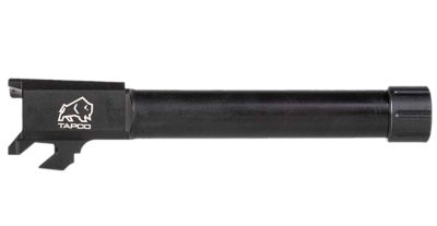 Tapco 9mm Luger Springfield Barrel for Springfield Hellcat Pro, 1/2 in. x 28 Thread, Black, Melonite, Stainless Steel