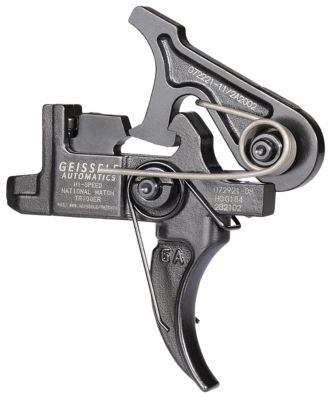 Geissele Automatics Hi-Speed National Match Trigger for AR-15, Steel
