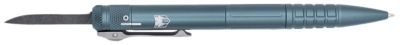 CobraTec Knives Gen II Tactical Pen with D2 Steel Blade and Pocket Clip, Gray