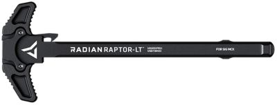 Radian Weapons Raptor LT Charging Handle for Sig MCX, Lightweight, Ambidextrous, Black, Anodized, Aluminum w/Polymer Overmold