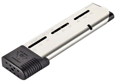 Wilson Combat 10 Round 45 ACP Magazine for Wilson Combat 1911 Elite Tactical, Extended Floorplate, Stainless Steel
