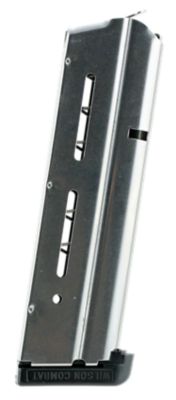 Wilson Combat 9 Round 40 S&W Magazine for 1911, Detachable w/ Standard Floor Plate, Stainless Steel