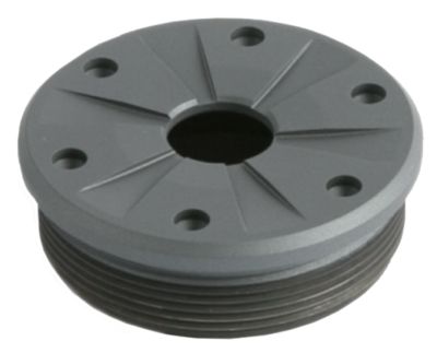 SilencerCo 7.62mm Bravo Front Cap, Stainless Steel, Gray