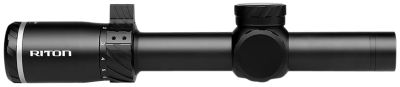 Riton Optics 1-10x 24mm 5 Tactix Tactical Scope, 30mm Tube, Illuminated 3OT Reticle, Black