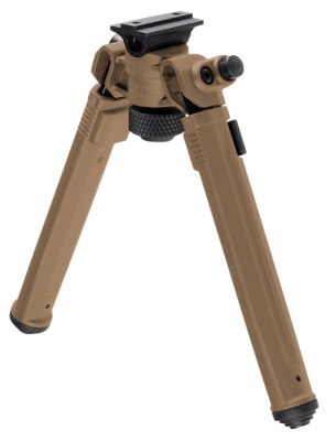 Magpul 6.8 to 10.3 in. ARMS 17S Aluminum Bipod with Rubber Feet, Flat Dark Earth