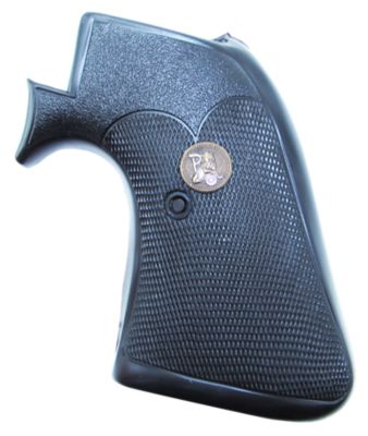 Pachmayr Presentation Grip for Ruger Super Blackhawk with Square Trigger Guard, Checkered, Black, Rubber