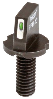 XS Sights AR-15 A2 Tritium Front Sight for AR-15, Black Mil-Spec, Green with White Outline