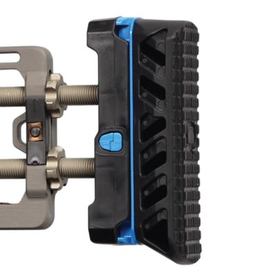Q LLC Hardass Butt Pad, Black/Blue