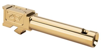 Zaffiri Precision Glock Barrel for Glock 19 Gen5, 3.89 in., Ported, Gold TiN, Stainless Steel