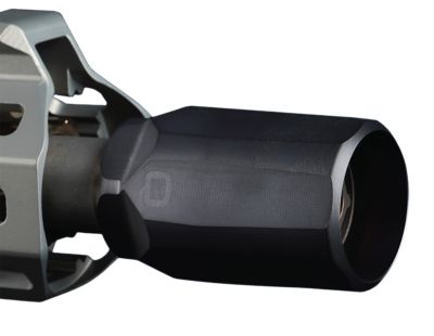 Q LLC Whistle Tip Blast Mitigation Device, Black, PVD